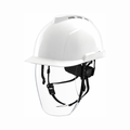 MSA V-Gard 950 Unvented Safety Helmet with Integrated Visor – Electrical & Industrial Protection