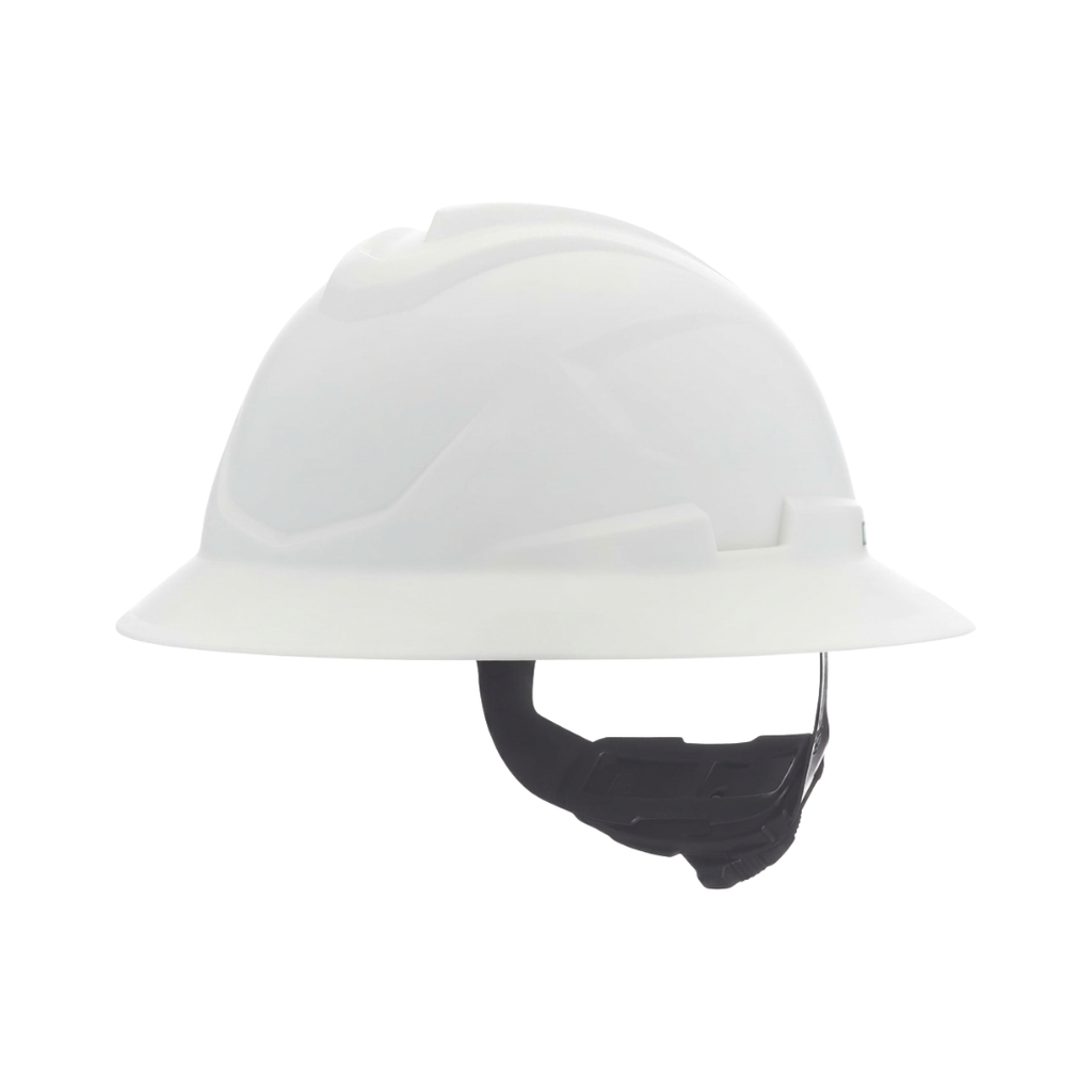 MSA V-Gard C1 Non-Vented Full Brim Hard Hat | ReflectIR™ HDPE Safety Helmet