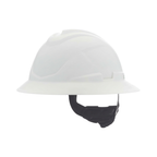 MSA V-Gard C1 Non-Vented Full Brim Hard Hat | ReflectIR™ HDPE Safety Helmet