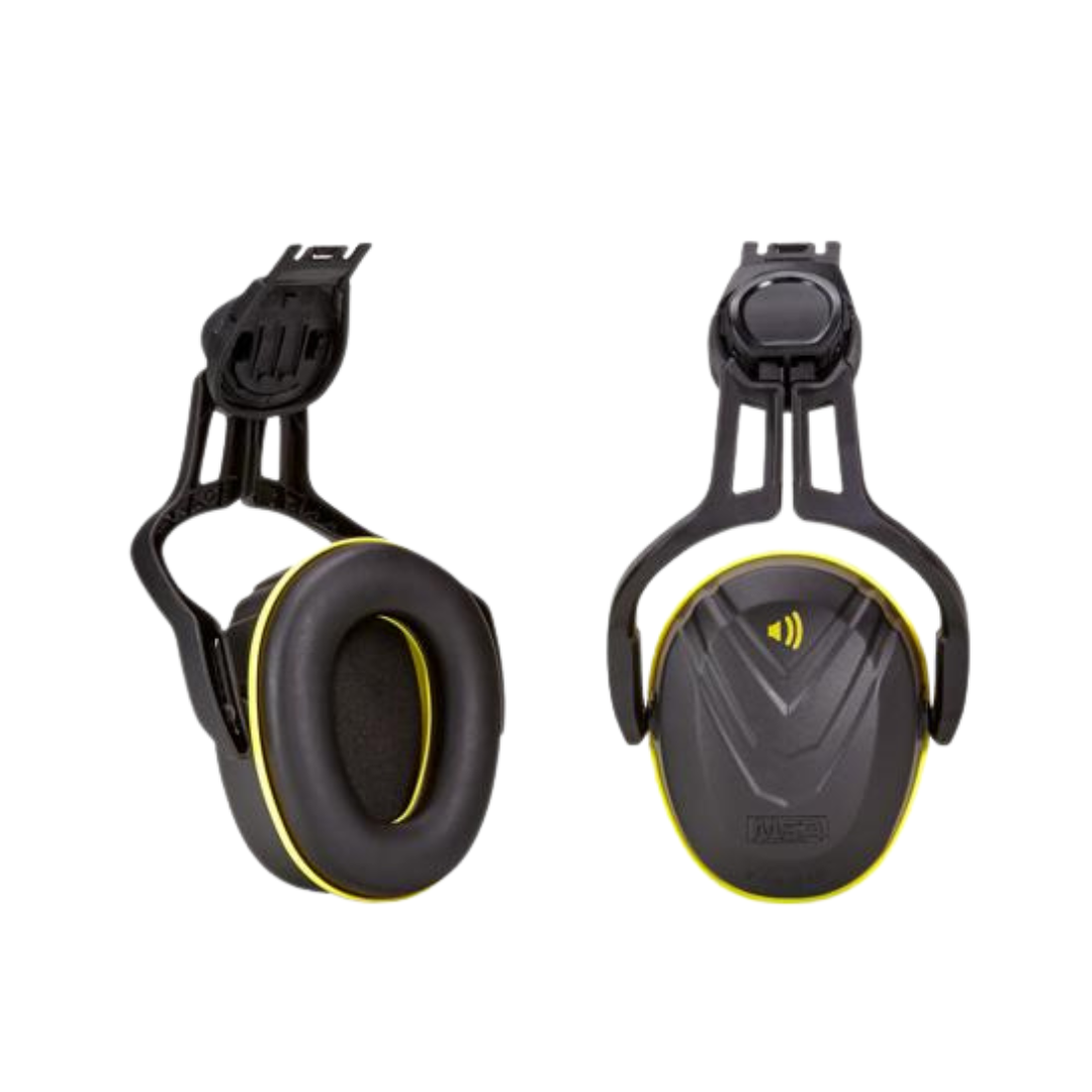 MSA V-Gard Cap-Mounted Ear Defenders Medium Attenuation | Helmet Mounted Hearing Protection