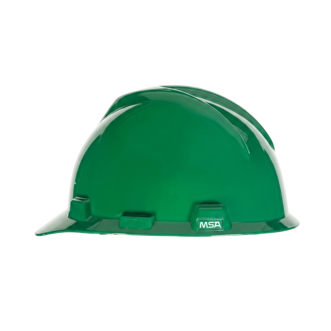 MSA V-Gard Safety Helmet Half Brim Shell | HDPE Cap Style Hard Hat