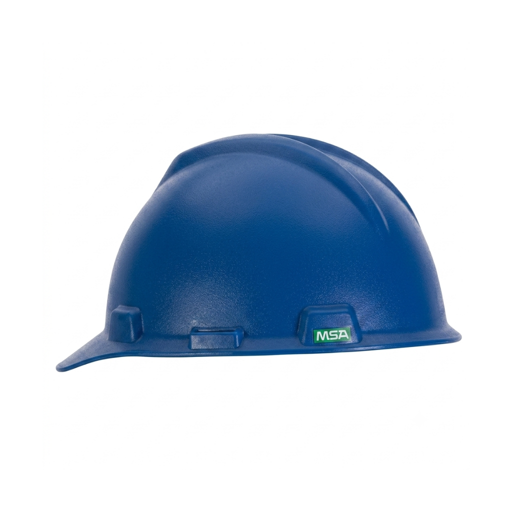 MSA V-Gard Safety Helmet Half Brim Shell | HDPE Cap Style Hard Hat