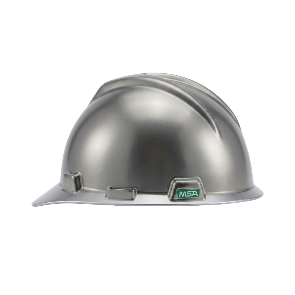 MSA V-Gard Safety Helmet Half Brim Shell | HDPE Cap Style Hard Hat
