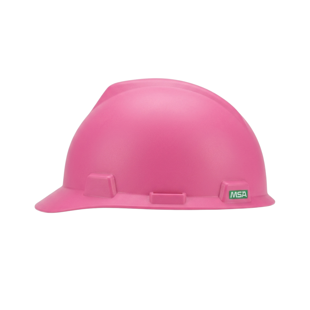 MSA V-Gard Safety Helmet Half Brim Shell | HDPE Cap Style Hard Hat