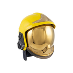 MSA Gallet F1XF Firefighter Helmet with Gold Visor | Structural Firefighting Helmet