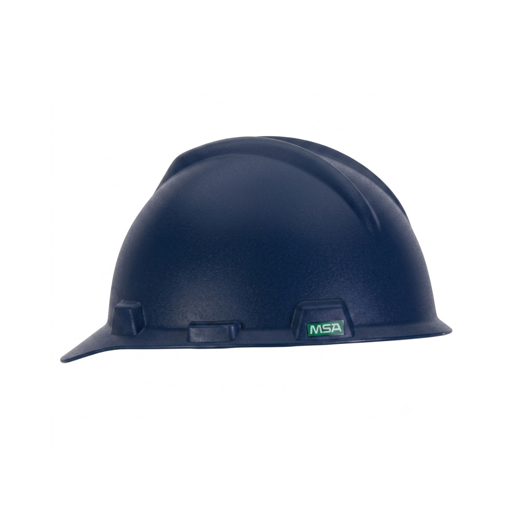 MSA V-Gard Safety Helmet Half Brim Shell | HDPE Cap Style Hard Hat