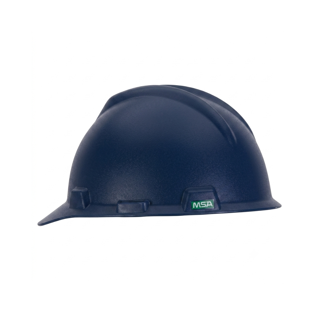 MSA V-Gard Safety Helmet Half Brim Shell | HDPE Cap Style Hard Hat