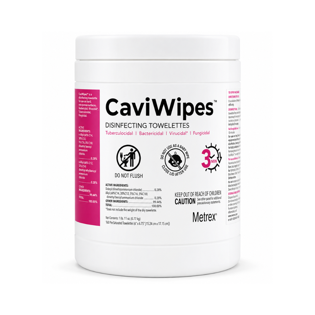 Metrex® CaviWipes® Surface Disinfectant Wipes