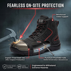 PMR Athlecta Sporty Safety Shoes - High Ankle