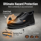 PMR SAFETY MEN'S 3 INCH DEFENDE R II L SAFEY SHOES
