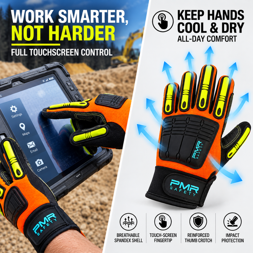 PMR High Impact Para Aramid Protective Gloves