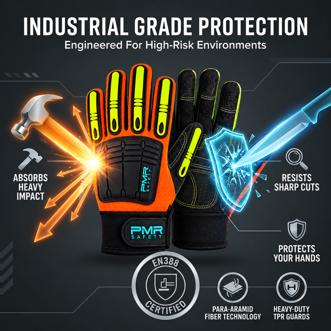 PMR High Impact Para Aramid Protective Gloves