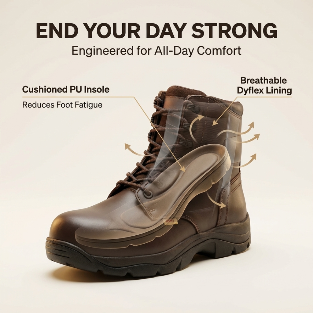 MEN'S 6 INCH DEFENDER SAFETY SHOES
