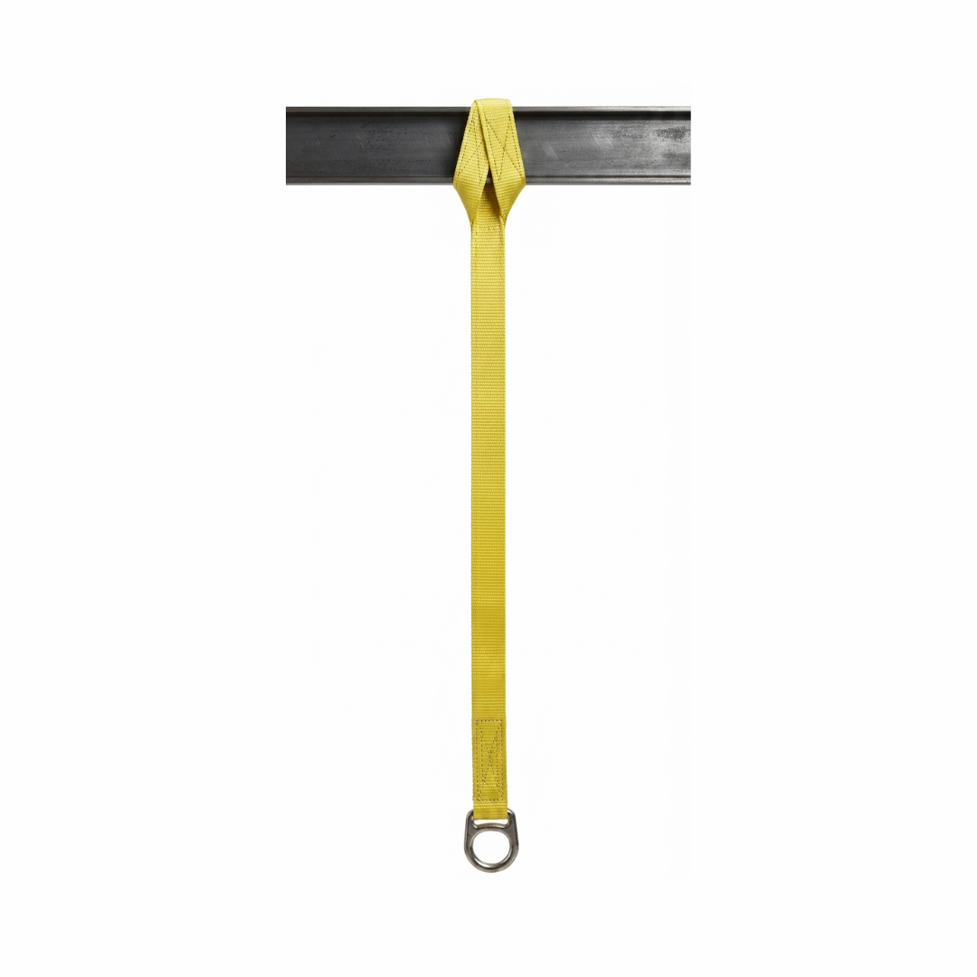Peakworks AC-6604 Choker Sling | 60 in Temporary Anchorage Sling with 1 D-Ring & 1 Loop