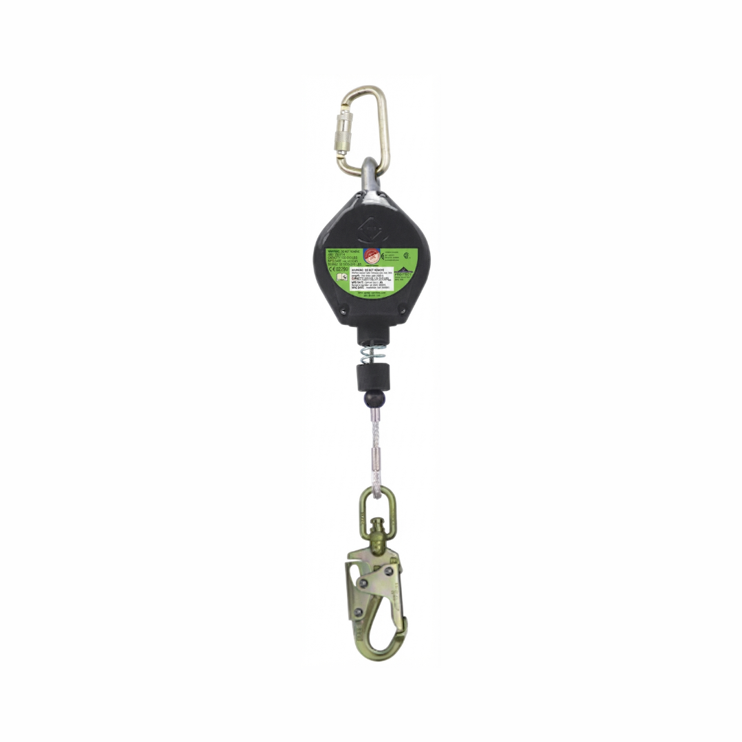 Peakworks SRL-53302-170LE Leading Edge Self-Retracting Lifeline | 170 ft Galvanized Steel Cable SRL
