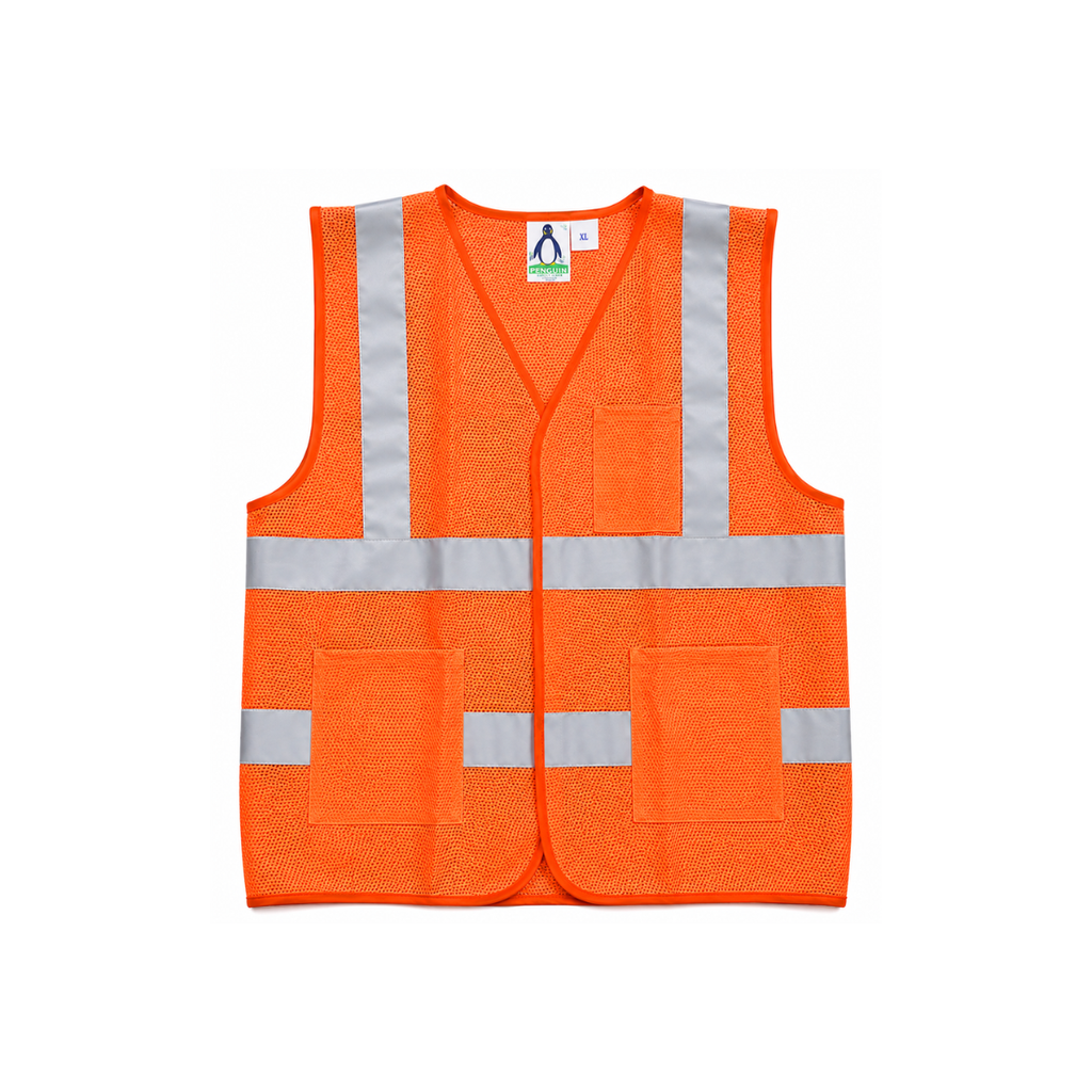 Penguin Safety High Visibility Reflective Jacket – Full Net