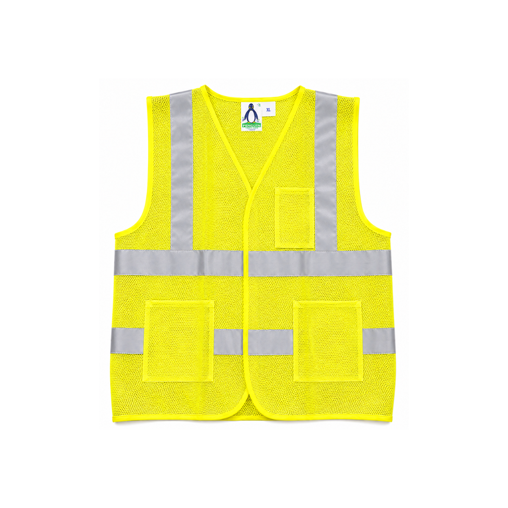 Penguin Safety High Visibility Reflective Jacket – Full Net