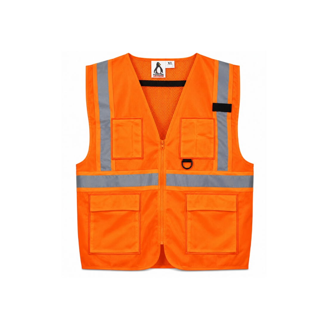Penguin Safety High Visibility Reflective Jacket with Pockets