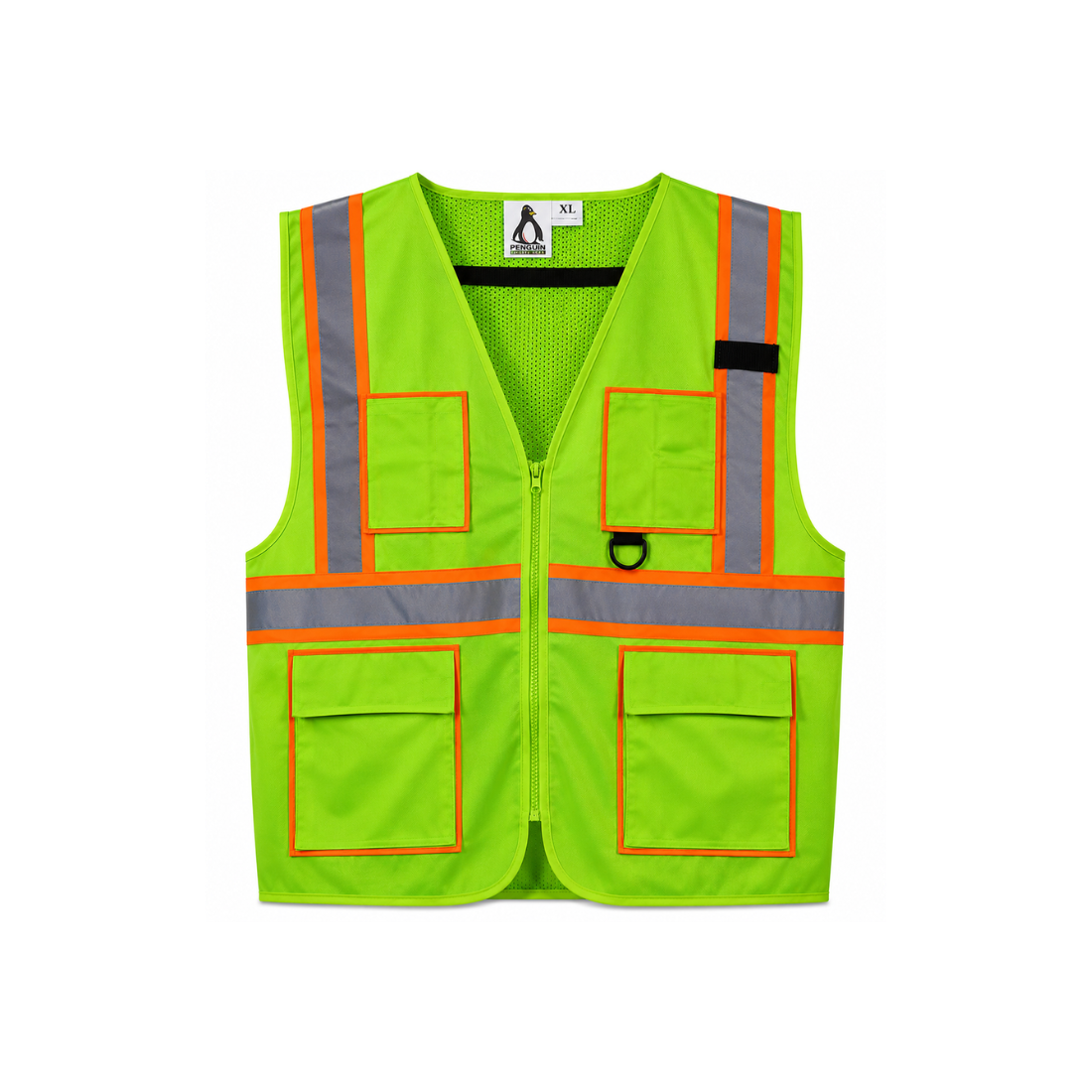 Penguin Safety High Visibility Reflective Jacket with Pockets