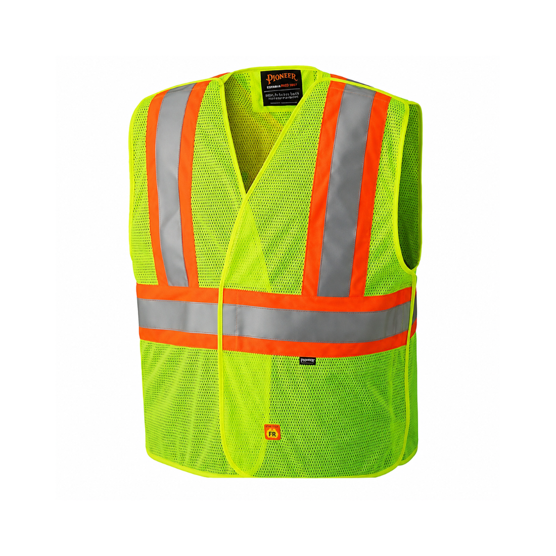 Pioneer® 6916 Flame Resistant Hi-Vis Safety Vest – Yellow