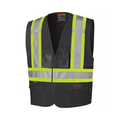 Pioneer® Series 135 Adjustable High-Visibility Safety Vest – Black