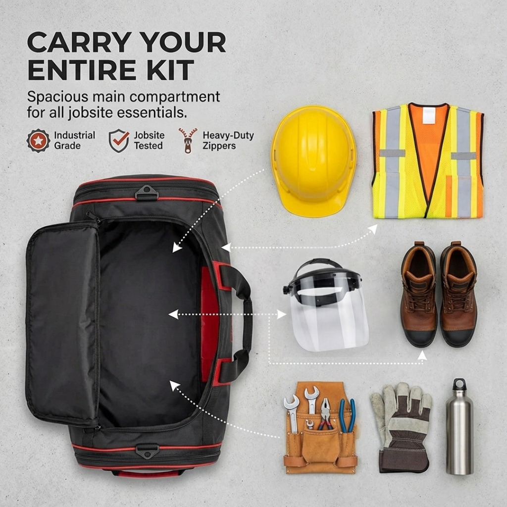 PMR DUFFLE BAG BLACK
