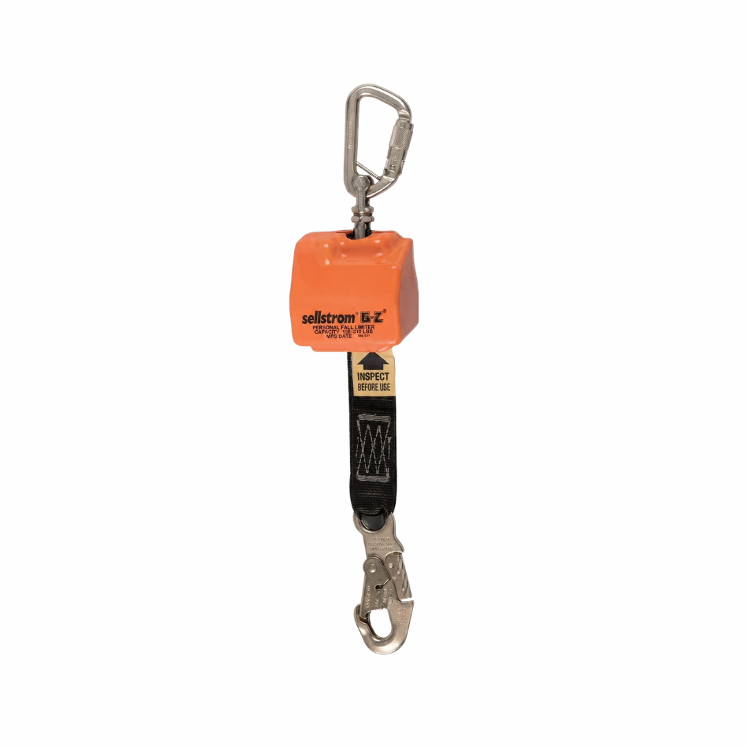 Sellstrom 2008-PH09 Mini Self-Retracting Lifeline (Mini-SRL) | 9 ft Retractable Webbing Lifeline