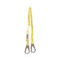 Sellstrom 3252-P6HRHB Shock-Absorbing Stretchable Y-Lanyard | 6 ft Bungee Style with Rebar Hook