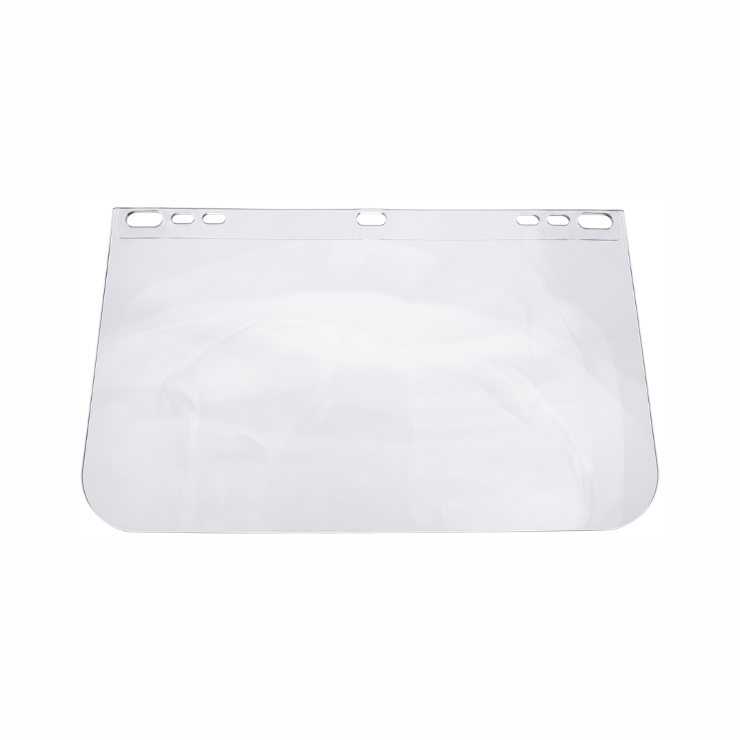 Sellstrom 37703 Universal Aspherical Face Shield Window | 8" × 12" Clear Polycarbonate Replacement Visor
