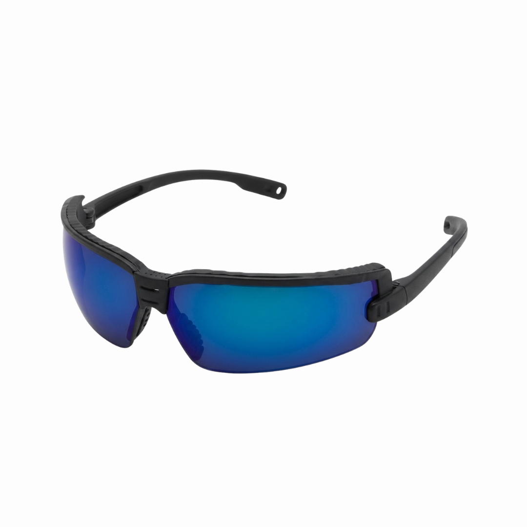 Sellstrom 70531 Advantage X200 Series Safety Glasses | Black Frame / Blue Mirror Lens