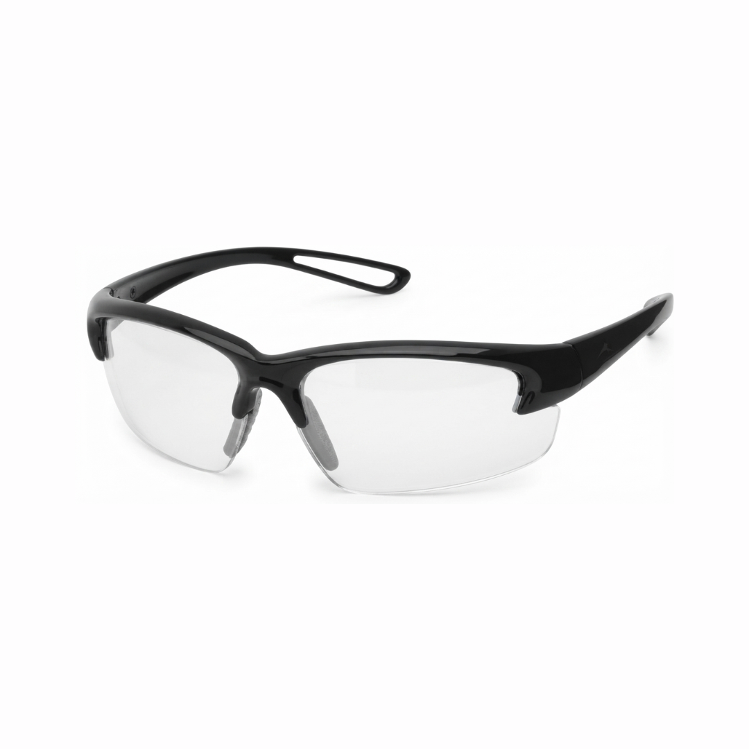 Sellstrom 70821 Malibu Jack MJ15 Series Safety Glasses | Black Frame / Indoor-Outdoor Mirror Lens