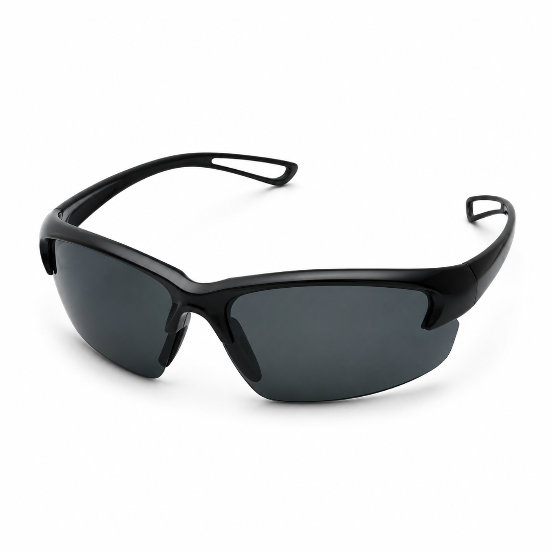 Sellstrom 70861 Malibu Jack MJ15 Series Safety Glasses | Black Frame with Polarized Lens