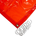 Sellstrom 97303-1 Supervisor Series Transparent Vinyl Welding Curtain | 8 ft × 4 ft Orange Welding Screen