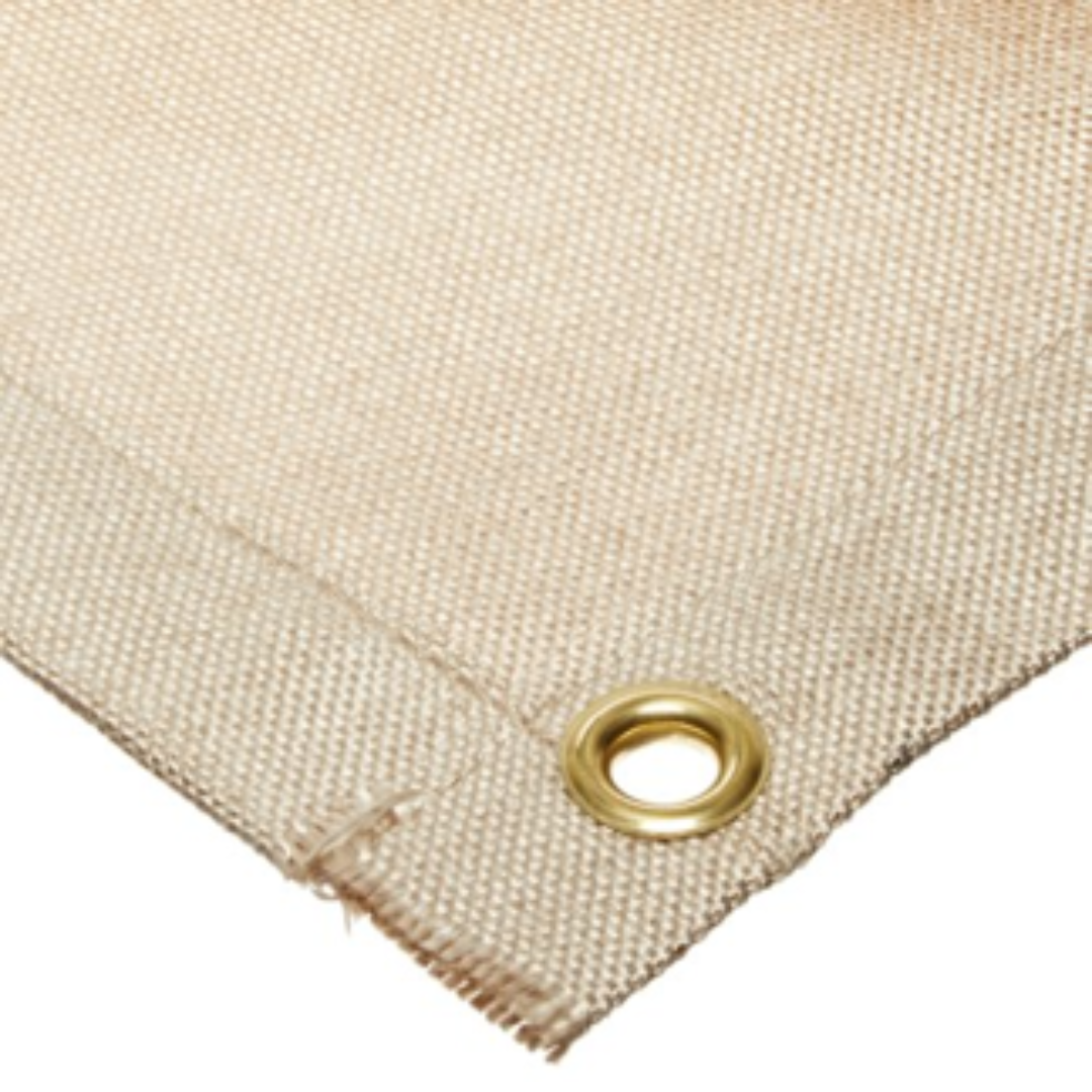 Sellstrom 97604-11 FM Approved Fiberglass Welding Curtain | 6 ft x 6 ft Heat & Spark Protection