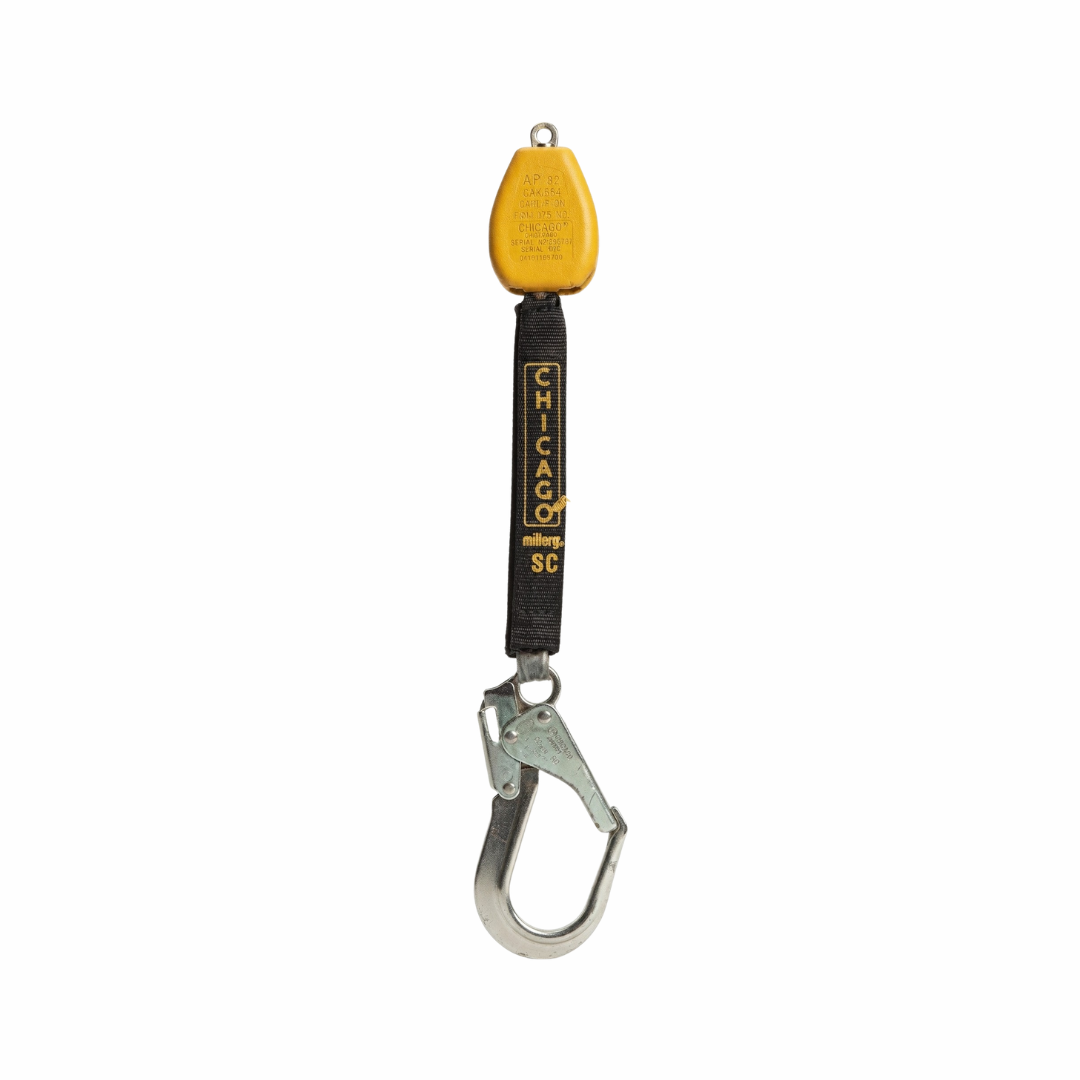 Sellstrom Chicago 2713-W11R Self-Retracting Lanyard (SRL) Class A | 11 ft SRL with Aluminum Rebar Hook
