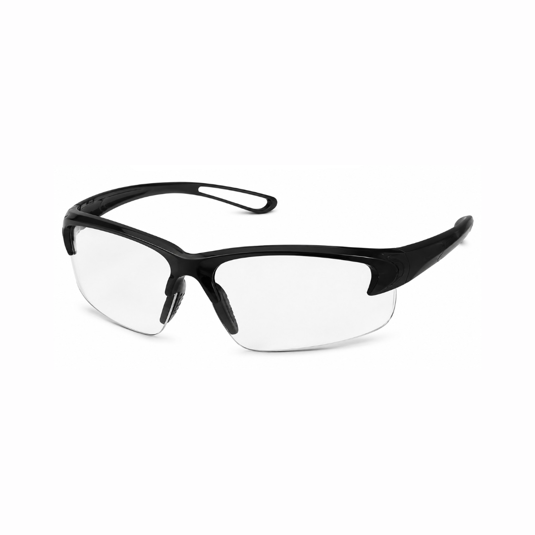 Sellstrom S71801 X500 Strap Series Safety Glasses | Black Frame / Clear Anti-Fog Lens