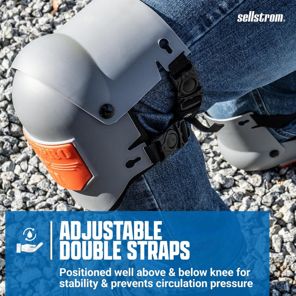 Sellstrom S96110 KneePro Ultra Flex III™ Heavy-Duty Articulating Knee Pads