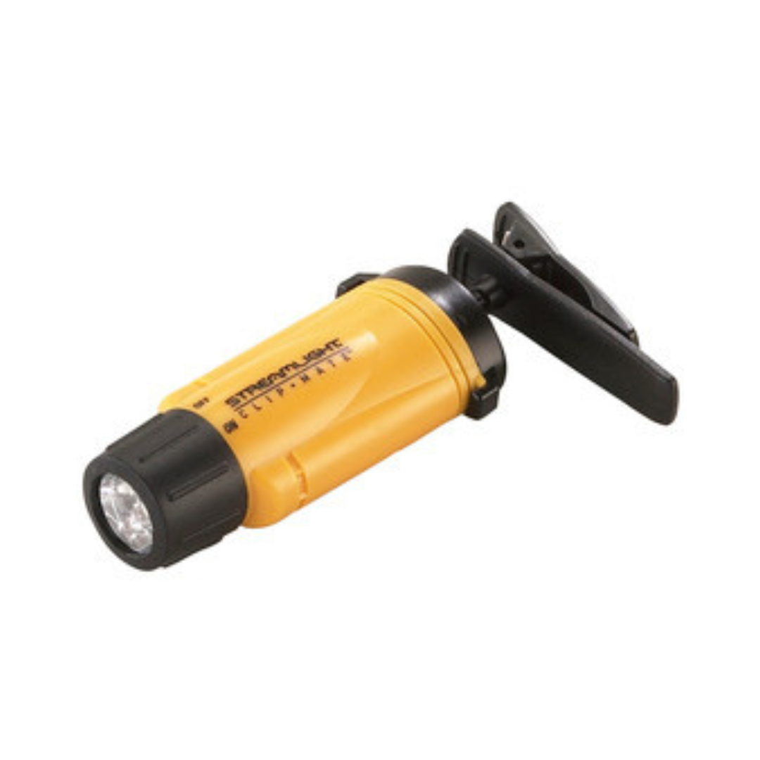 Streamlight 61100 ClipMate Clip-On LED Flashlight | Multi-Purpose Hands-Free LED Light