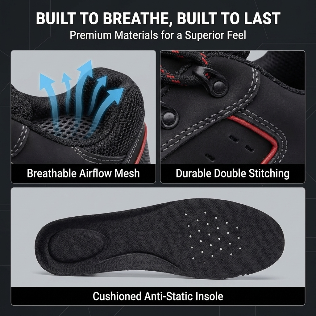 PMR Athlecta Sporty Safety Shoes - Low Ankle