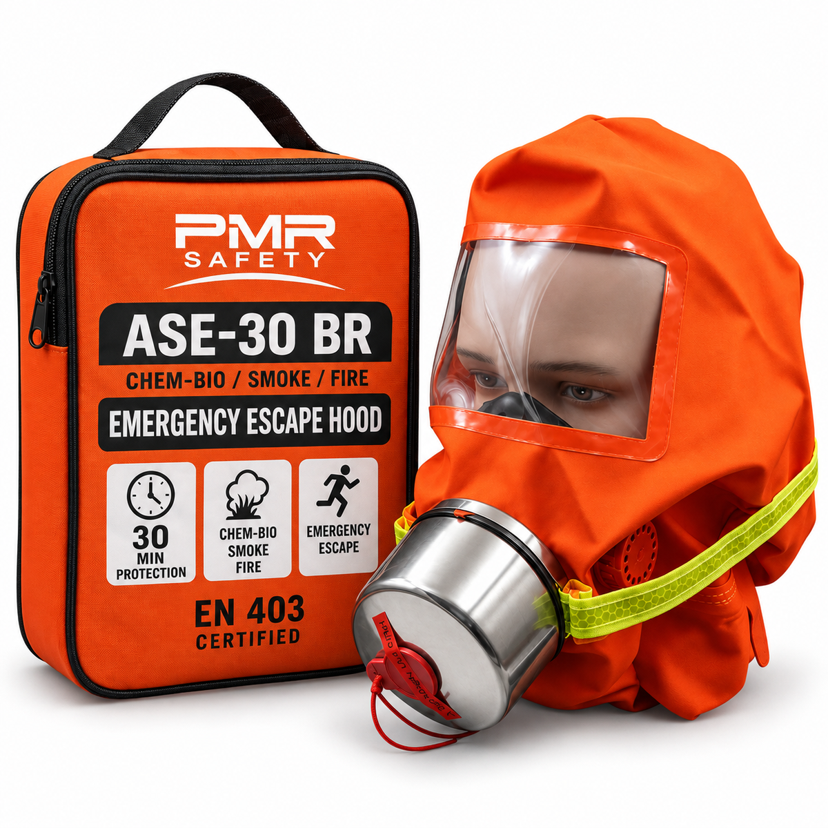 ASE-30 BR Chem-Bio-Smoke-Fire-Gas Protection Hood