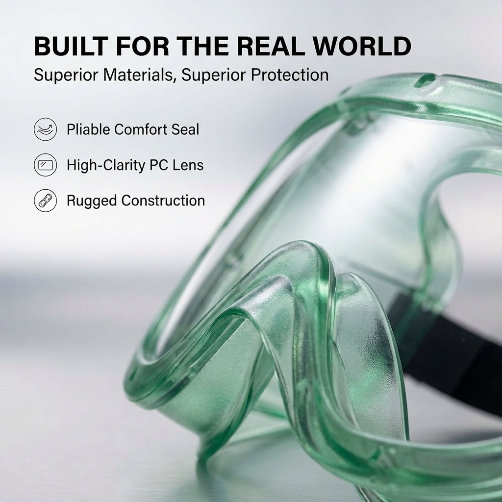 PMR SAFETY BG 100N NON-VENT SAFETY GOGGLES