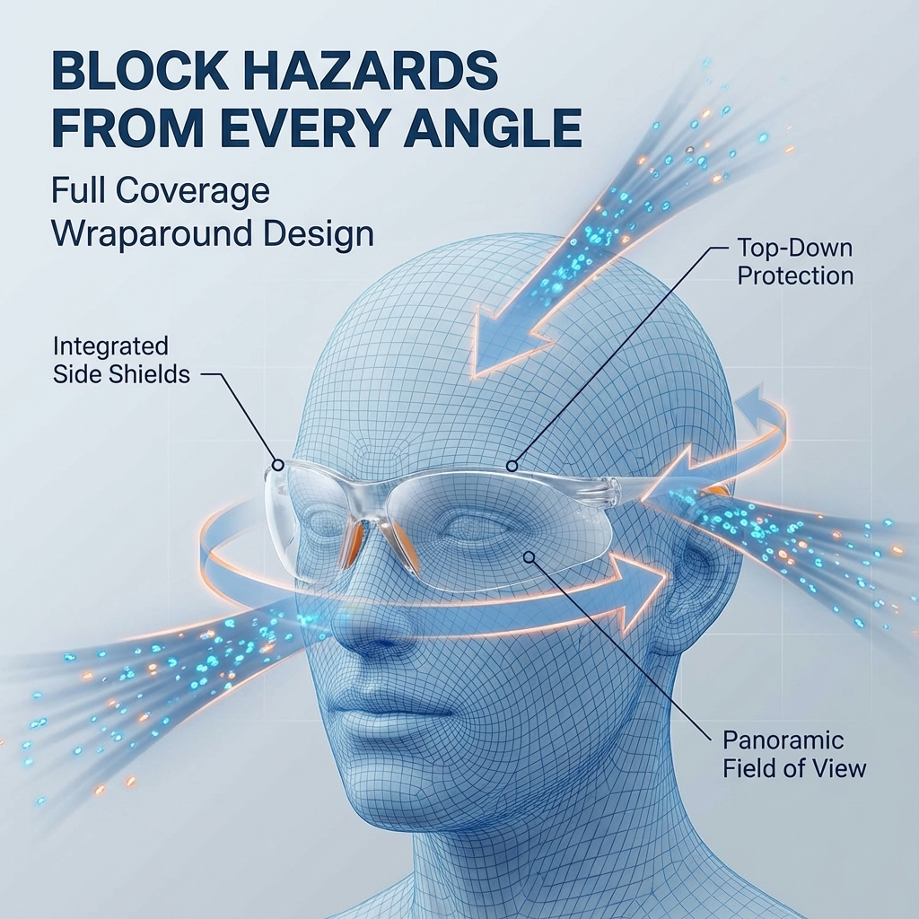 PMR Safety Protective Glasses, Clear