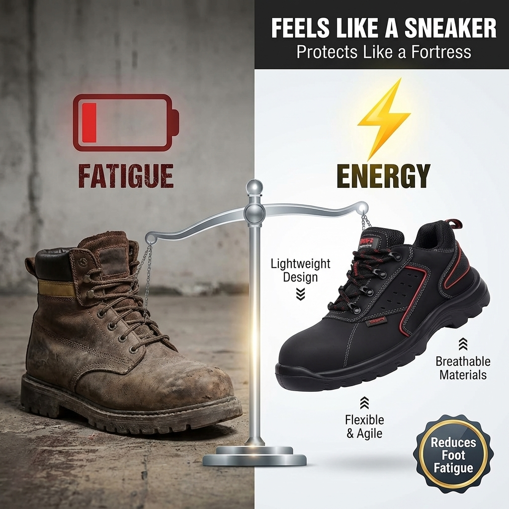 PMR Athlecta Sporty Safety Shoes - Low Ankle