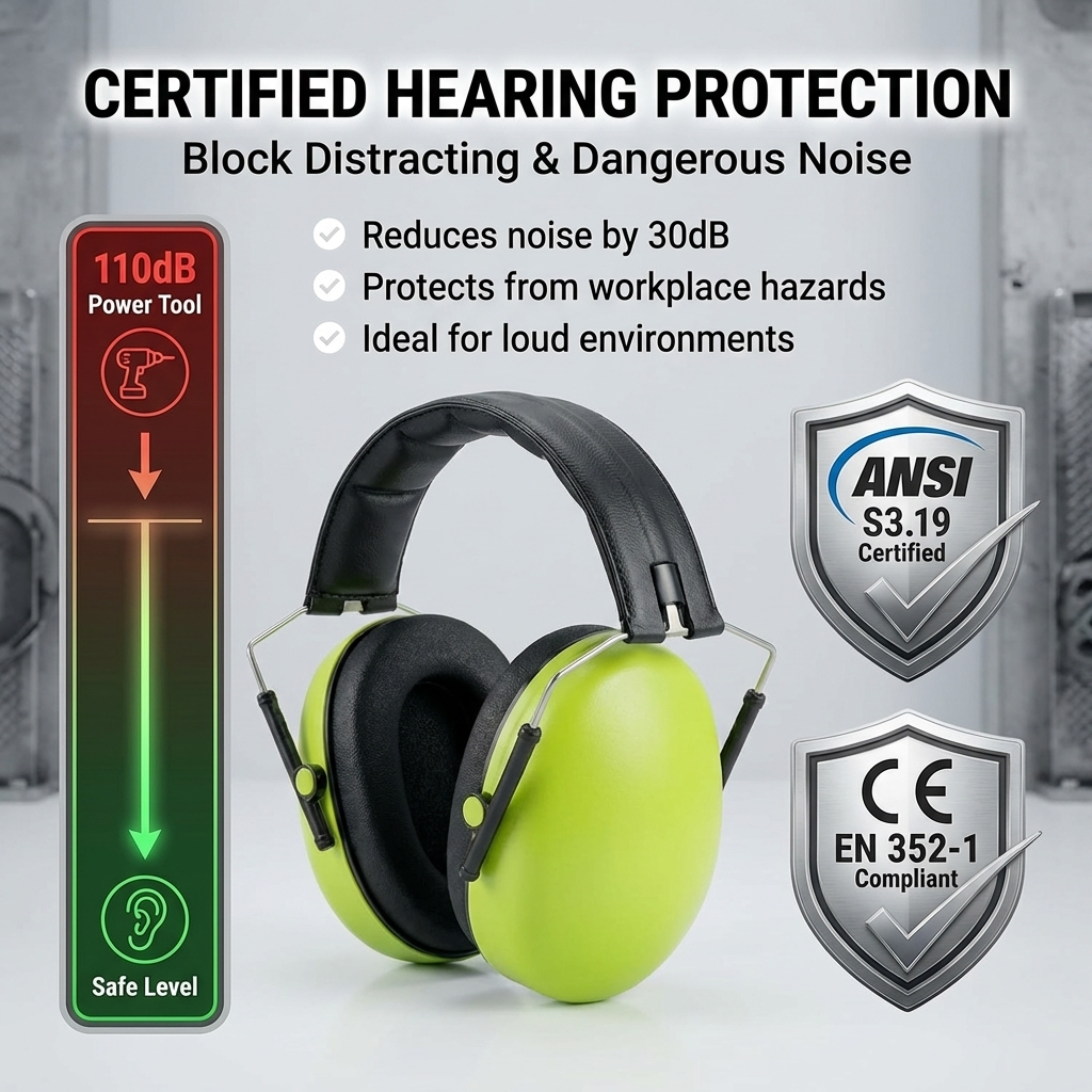 PMR Safety Headband Type Earmuff