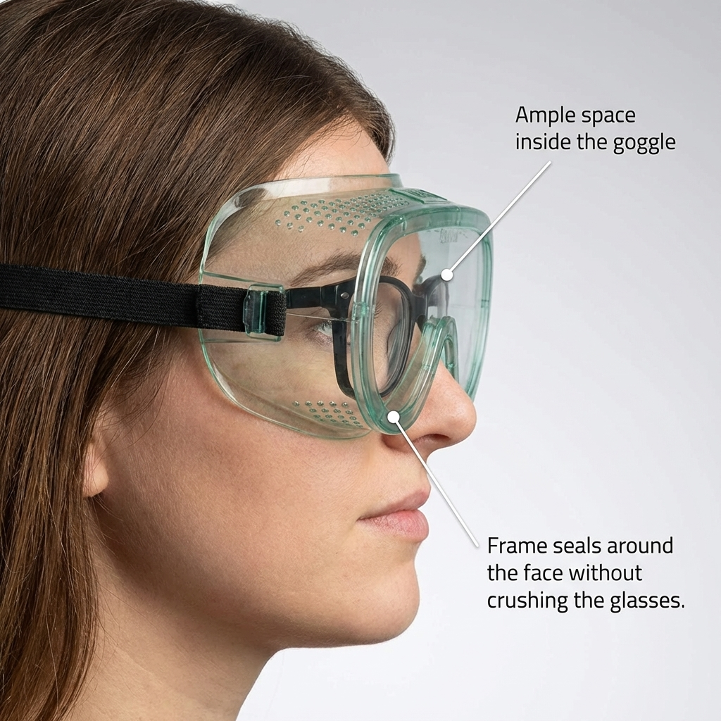 Direct Vent Safety Goggles