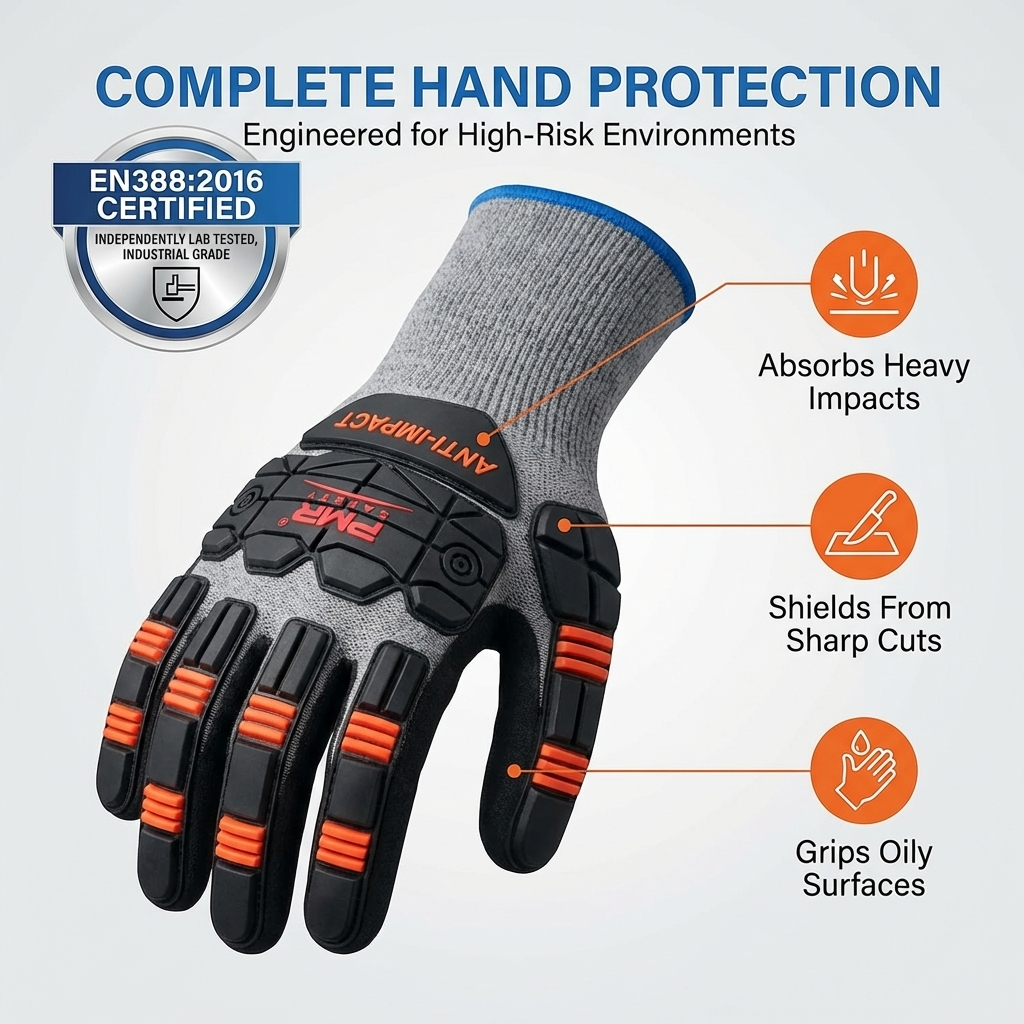 PMR IMPACT MAX-RESISTANT GLOVES