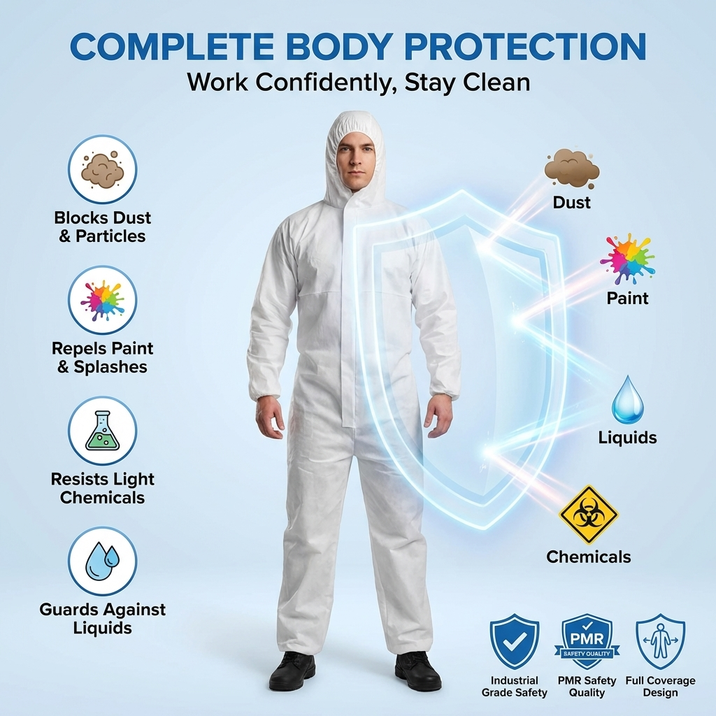 PMR Safety Disposable Coverall - 50 GSM