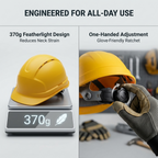 PMR Safety Ventilation Helmet With Chinstrap