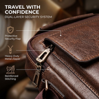 PMR safety leather Passport Bag