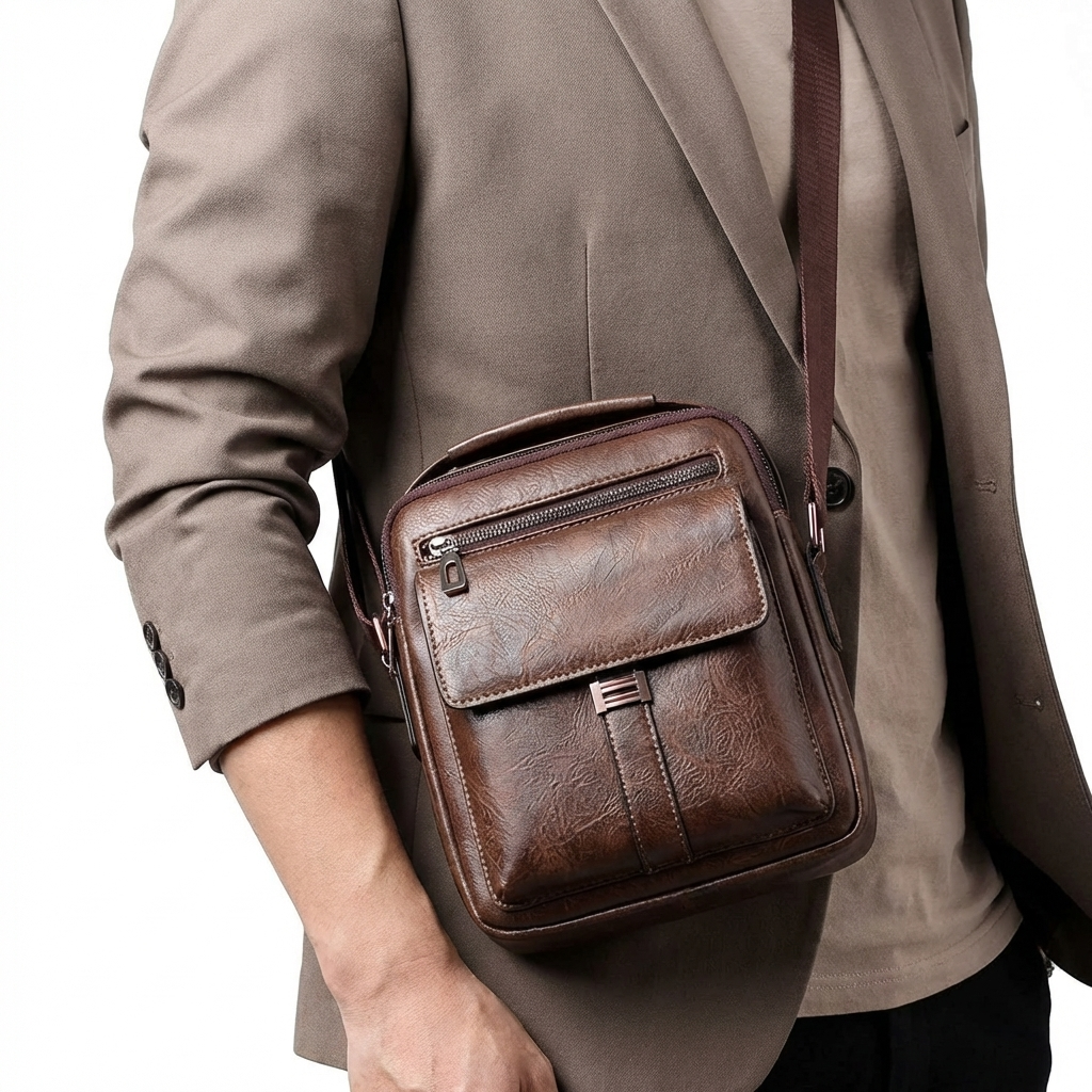 PMR safety leather Passport Bag